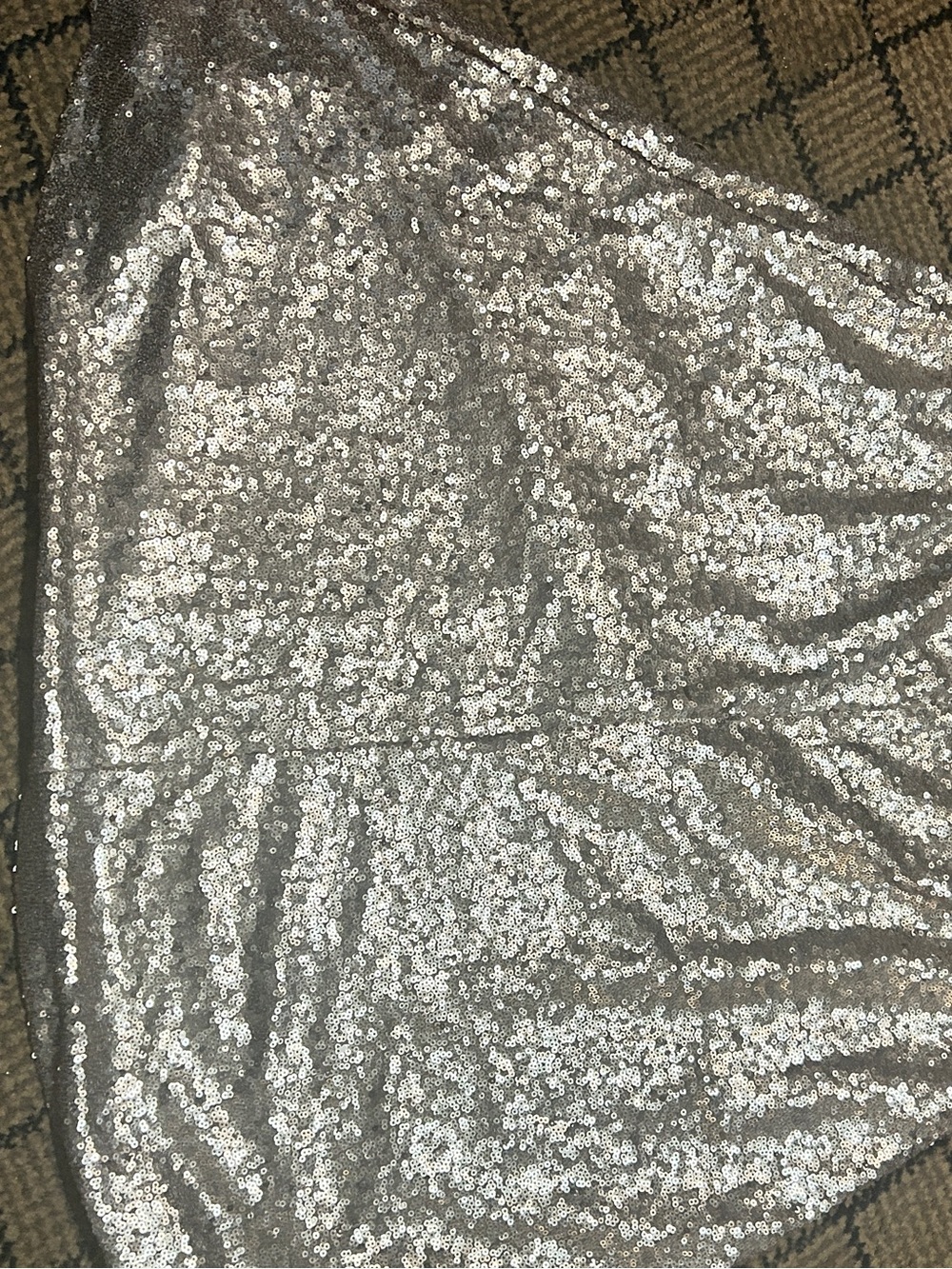 Ann Taylor Silver Sequin Prom Dress - Sparkle Finish